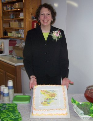 Pastor Jo Kandel cake